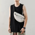 Men Summer Outdoor Vest Basketball Fitness Sports Sleeveless Crew Neck Shirt, Size: XXL(Dark Gray)