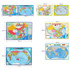 Children Magnetic Map Puzzle Educational Toys, Color: Medium World