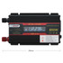 XUYUAN 600W Car Inverter LCD Display Converter, Specification: 12V to 220V
