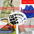 Self-Adhesive Down Jacket Patch Stickers Nylon Fabric Stickers Seamless Clothes Repair Hole Decals, Style: Whole Sheet