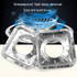 10pcs /Pack Gas Stove Oil-Proof Pad Cooktop Tinfoil Circle Kitchen Aluminum Foil Cleaning Mat, Model: Thickened Square
