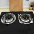 10pcs /Pack Gas Stove Oil-Proof Pad Cooktop Tinfoil Circle Kitchen Aluminum Foil Cleaning Mat, Model: Thickened Square