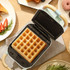 2 In 1 YIDPU Multifunctional Family Breakfast Maker Light Diet Sandwich Waffle Baker, CN Plug(White)