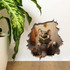 3D Cartoon Mouse Wall Stickers Home Kitchen Animal Decorative Decals, Model: CT70163G-T