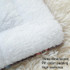 69x52cm Thickened Pet Cushion Cat Dog Blanket Pet Bed(Gray White Stars)