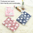 32x25cm Thickened Pet Cushion Cat Dog Blanket Pet Bed(Pink Stars)