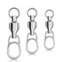 5pcs /Pack PROBEROS DAC006 Lure Baits 8-Type Rings Connector High-Speed Bearing Swivel Oval Pin Fishing Gear Accessories, Length: 22mm