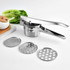 Stainless Steel Potato Press Manual Juicer Vegetable And Fruit Squeezer, Model: 3 In 1