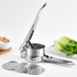 Stainless Steel Potato Press Manual Juicer Vegetable And Fruit Squeezer, Model: SJ-01 Bottom Hole