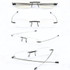 300 Degrees With Lighter Shape Clip Belt Case Anti-Blue Light Rimless Folding Presbyopia Glasses