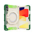 For Xiaomi Redmi Pad SE Armor Portable Rotating Ring Holder Silicone Tablet Case(Colorful Green)