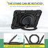 For Xiaomi Pad 6/6 Pro Armor Portable Rotating Ring Holder Silicone Tablet Case(Black)