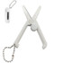 Portable Retractable Folding Scissors Mini Multifunctional Cutting Tools(White)