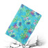 For Galaxy Tab S6 Lite P610 / P615 Coloured Drawing Pattern Horizontal Flip Leather Case with Holder & Card Slot(Flowers)