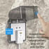Self-adhesive Switch Socket Anti-leakage Protective Cover Waterproof Box(Type 86 White)