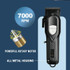 WMARK NG-119 Men Hair Trimmer Rechargeable Clipper With LED Display(Black)