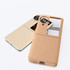 For OPPO Find N3 Flip Wave Pattern Matte PC Phone Case(Peach)
