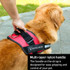 Pet Dog Anti Sprint Oxford Cloth K9 Chest Strap Traction Rope Strap, Size:L for 23-30kg(Black)