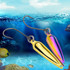 PROBEROS DW602 Long Casting Metal Sequins Lure Moth Sequins Warp Beak Fake Lure, Color: Color C(1.5g)