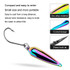 PROBEROS DW602 Long Casting Metal Sequins Lure Moth Sequins Warp Beak Fake Lure, Color: Color C(1.5g)