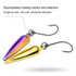 PROBEROS DW602 Long Casting Metal Sequins Lure Moth Sequins Warp Beak Fake Lure, Color: Color B(2.5g)