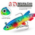 PROBEROS DW6087 T-Tail Lead Fish Soft Lure Sea Bass Boat Fishing Bionic Fake Bait, Specification: 7.5cm/13.5g(Color E)