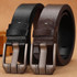 Dandali 120cm Men Rubberized Pin Buckle Belt Casual Vintage Waistband, Model: Style 1(Black)