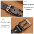 Dandali 120cm Men Rubberized Pin Buckle Belt Casual Vintage Waistband, Model: Style 1(Black)