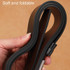 Dandali 120cm Men Rubberized Pin Buckle Belt Casual Vintage Waistband, Model: Style 9(Black)