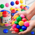 80pcs/ Box 20mm Round Colorful Conference Teaching Whiteboard Paper Magnetic Buckle
