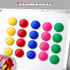 80pcs/ Box 20mm Round Colorful Conference Teaching Whiteboard Paper Magnetic Buckle