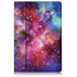 For Samsung Galaxy Tab A9+ 360 Rotation Stand Painted Smart Leather Tablet Case(Milky Way)