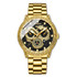 BINBOND B3030 Embossed Dragon Luminous Waterproof Quartz Watch, Color: Full-gold Black