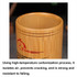 Bamboo Carved Round Pen Holder Multifunctional Desktop Storage Box, Spec: Luckier