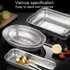 Kitchen Sterilization Cabinet Cutlery Organizer Household Stainless Steel Drainage Tray, Model: Perforated Chopsticks Basket