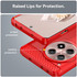 For OnePlus 12R Brushed Texture Carbon Fiber TPU Phone Case(Red)