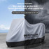 MOTOLSG Motorcycle Waterproof Sunproof Dustproof Thickening Cover, Size:XXXL(Silver)