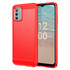 For Nokia G310 Carbon Fiber Brushed Texture TPU Phone Case(Red)