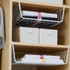 40x25x14cm Closet Organizer Metal Shelf Kitchen Cabinet Under Hanging Shelf(Black)