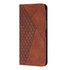 For Xiaomi Redmi Note 13 4G Global Diamond Splicing Skin Feel Magnetic Leather Phone Case(Brown)