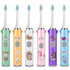 USB Charging Fully Automatic Ultrasonic Cartoon Children Electric Toothbrush, Color: White with 6 Heads