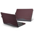 For Samsung Galaxy Book 3 360 13.3 Inch Leather Laptop Anti-Fall Protective Case With Stand(Wine Red)