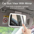 Car Sun Visor LED Light Cosmetic Mirror(White)