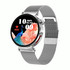 ET490 1.27 inch IP68 Waterproof Steel Strap Smart Watch, Support ECG(Silver)