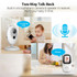 R306 Room Temperature Monitor Intercom Camera 2.0-inch Night Vision Wireless Baby Monitor(US Plug)