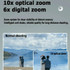 4K HD Optical Zoom Digital Camera 60MP Dual Screen Selfie Camera, No Memory(Silver)