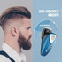 MARSKE MS-5013  Electric Self-service Hair Clipper Men Shaver 360 Degree Rotating Hair Trimmer(Blue)