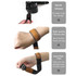 Camera Magnetic Wrist Strap SLR Accessories Hand Strap(Black+Brown)