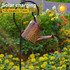 Iron Hollow Projection Light Solar Outdoor Waterproof Garden Kettle Light Lawn Landscape Ground Plug Decorative Light, Style: Small