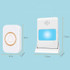 CMF1788-21 2 For 1 Vibrating Colorful Flashing Wireless Doorbell Elderly Pager Lithium Battery Wireless Doorbell